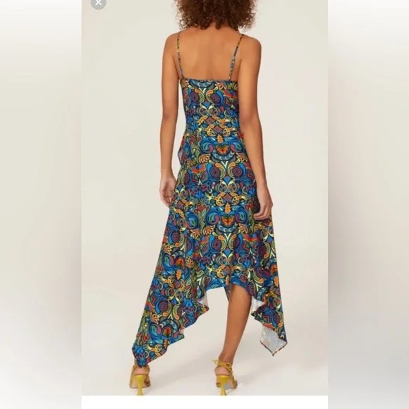 Haney Olivia Faux Wrap Midi Dress - Picture 2 of 12